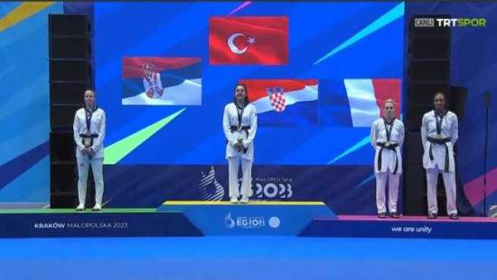 (NTV SPOR)Nafia Kuş ve Sude Yaren Uzunçavdar'dan altın madalya