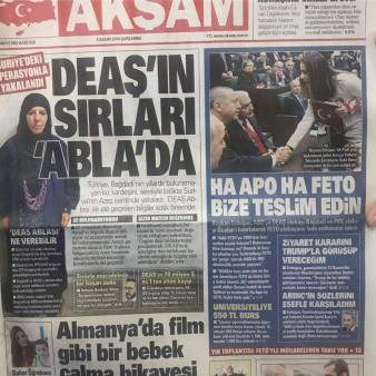 AKŞAM GAZETESİ SÜRMANŞETİNDEYİZ